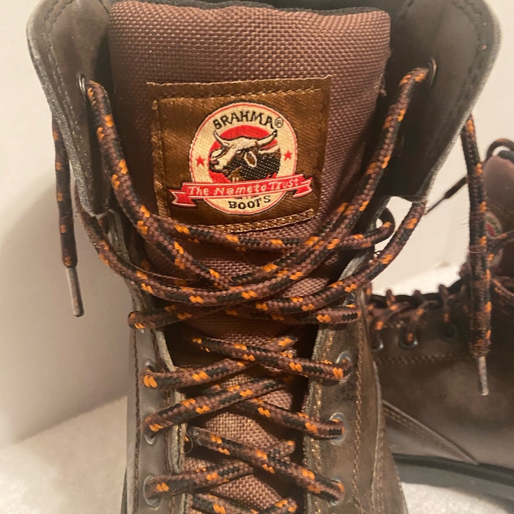 Brahma Dark Brown Work Boots